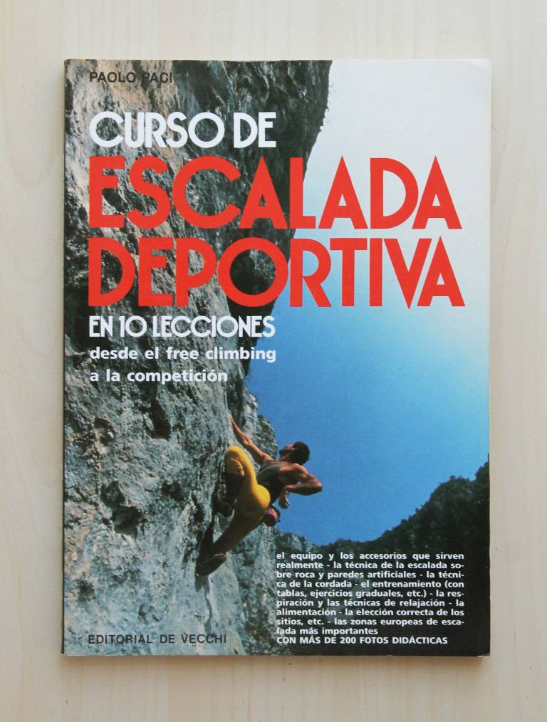 CURSO DE ESCALADA DEPORTIVA en 10 lecciones, desde el free climbing a la competición