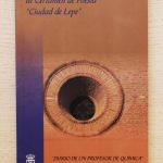 DIARIO DE UN PROFESOR DE QUÍMICA. (I Premio del III certamen de Poesía "Ciudad de Lepe")