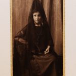 FOTOGRAFIA POSTAL ANTIGUA SEÑORA DE NEGRO CON MANTILLA. Estudio Castellano, Sevilla