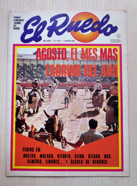 Revista EL RUEDO nº 1675. 3 agosto 1976.