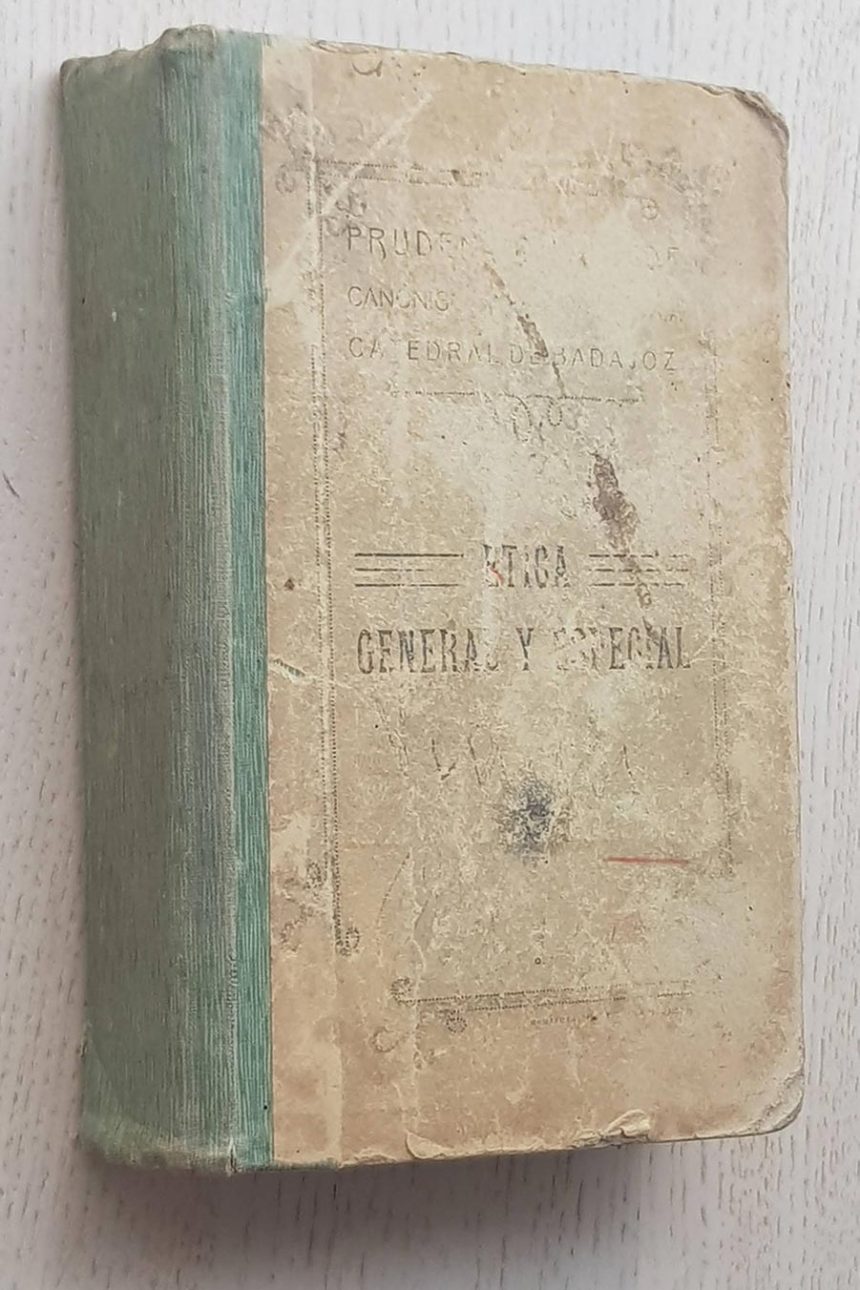 ÉTICA GENERAL. Tomo I (edición de 1917)
