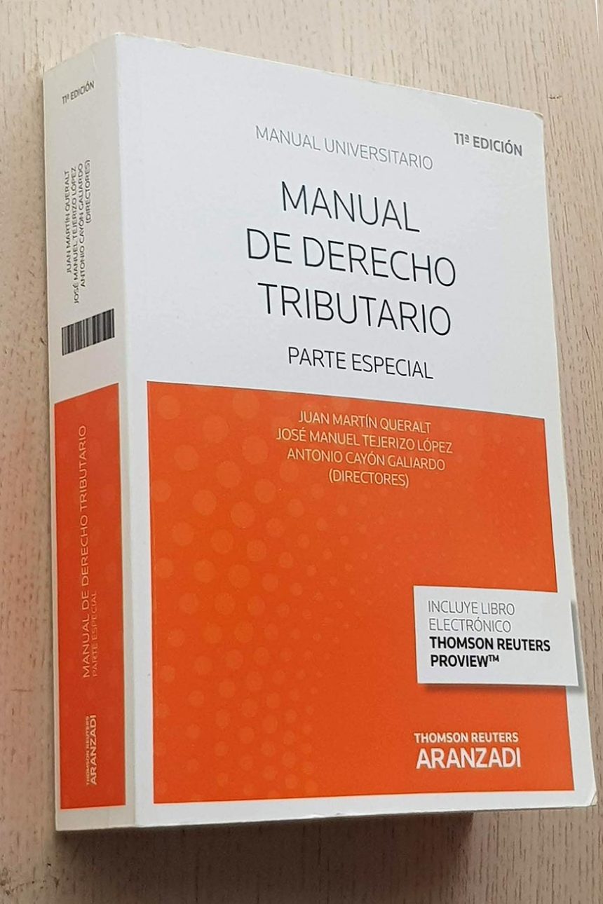 MANUAL DE DERECHO TRIBUTARIO. Parte especial