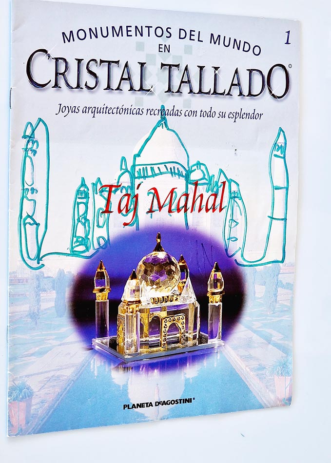 MONUMENTOS DEL MUNDO EN CRISTAL TALLADO. Joyas arquitectónicas recreadas con todo su esplendor. TAJ MAHAL