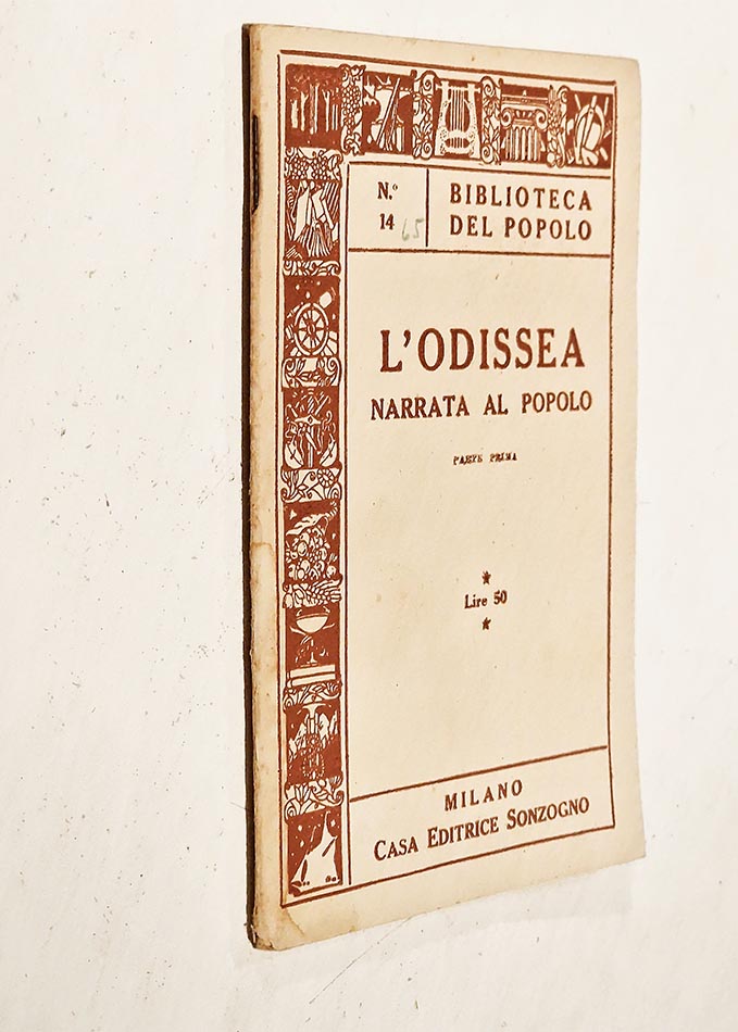 L'ODISSEA NARRATA AL POPOLO. Parte I.