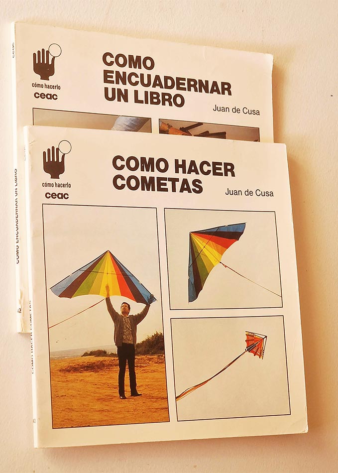 PACK 2. COMO HACER COMETAS - COMO ENCUADERNAR UN LIBRO.