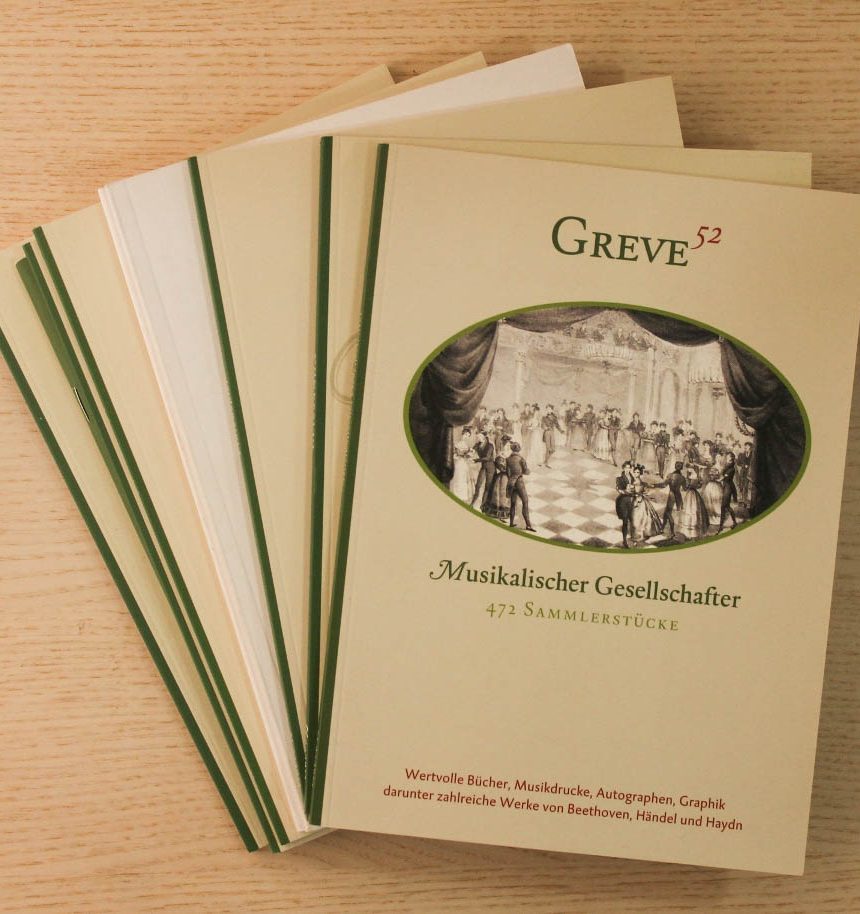 GREVE Katalog nº 49 - 51 - 52 - 53 - 54 - 55 - 56 - 58 - 59 (stückpreis)