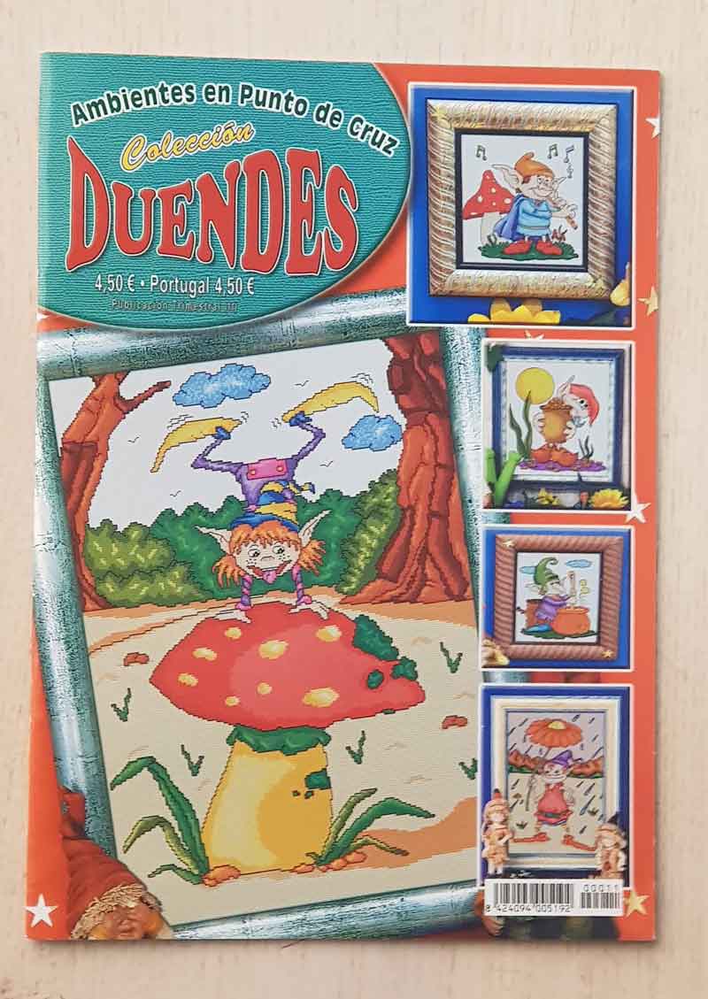 AMBIENTES EN PUNTO DE CRUZ. Colección DUENDES