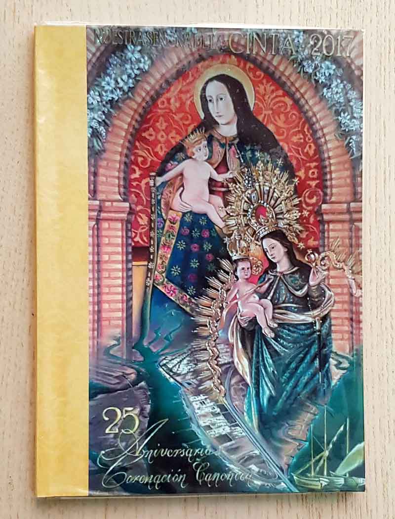 CINTA. 25 AĂOS CORONADA. 1992-2017. (25 Aniversario coronaciĂłn canĂłnica)