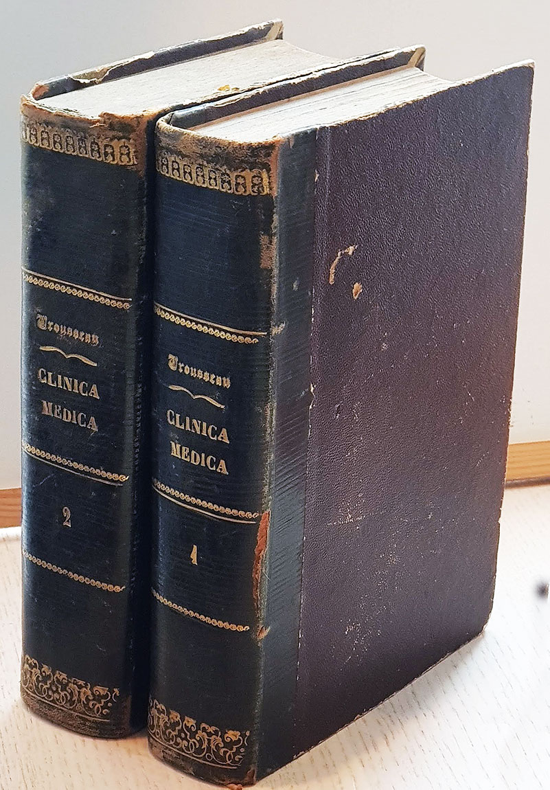 CLÍNICA MÉDICA DEL HOTEL-DIEU DE PARIS. Tomos I y II. (edición de 1861)