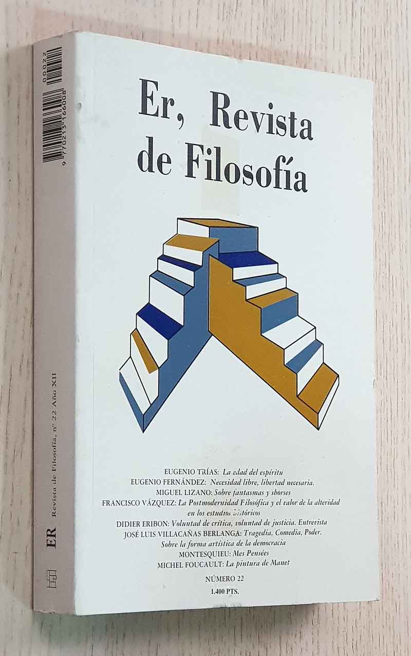 ER, REVISTA DE FILOSOFÍA. nº 22