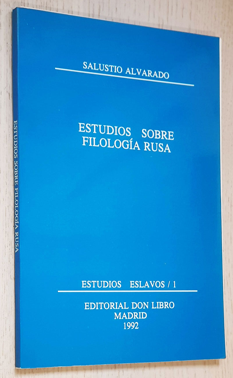 ESTUDIOS SOBRE FILOLOGÍA RUSA