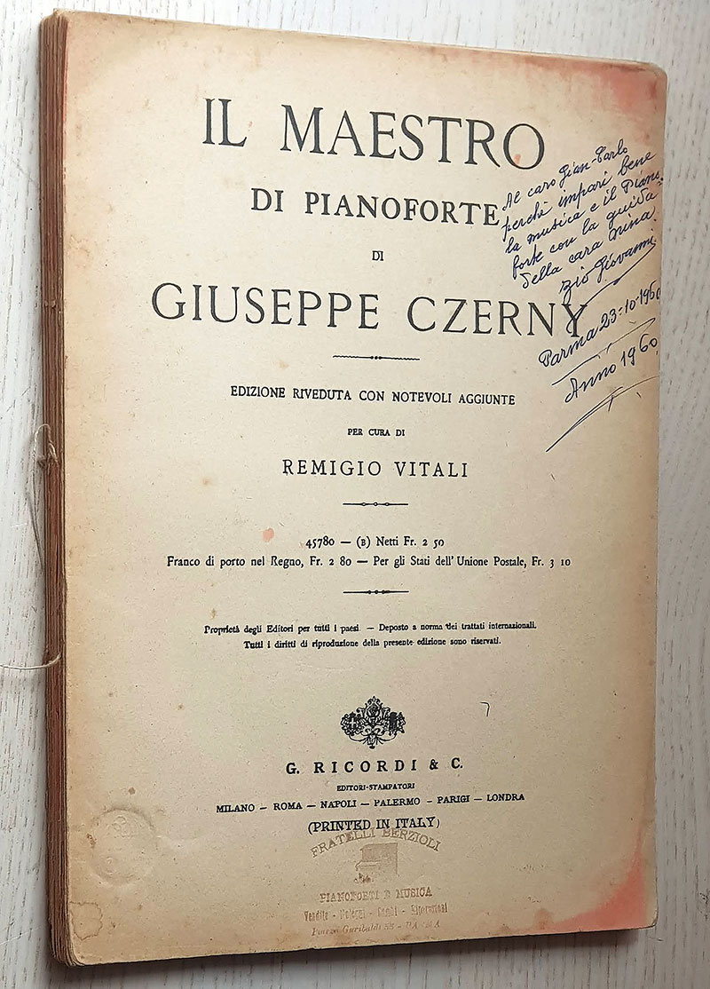 IL MAESTRO DI PIANOFORTE DI GIUSEPPE CZERNY