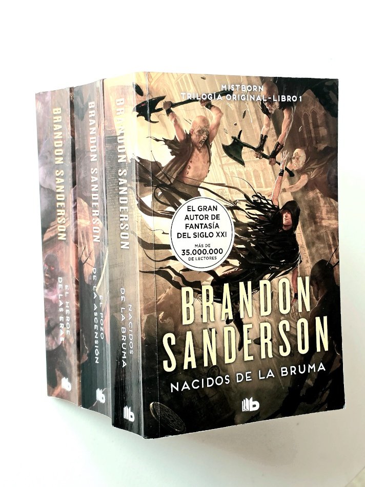 TRILOGÍA MISTBORN. NACIDOS DE LA BRUMA. EL POZO DE LA ASCENSIÓN. EL HÉROE DE LAS ERAS.